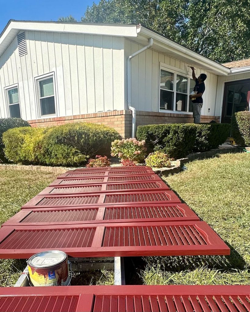 Shutters Painted | Exterior Painting
